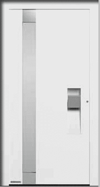 Двери входные алюминиевые ThermoCarbon Hormann - Мотив 306 в Краснодаре